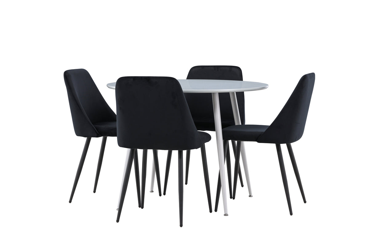 Plaza Matbord med Night Stolarna