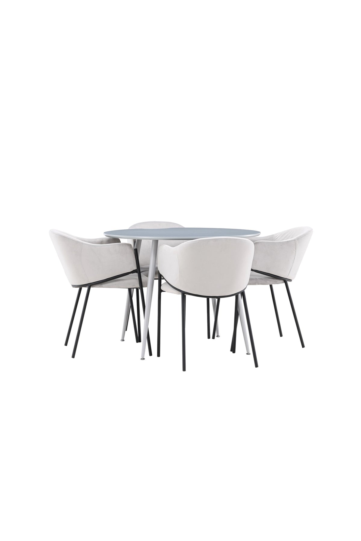 Plaza Matbord med Evelina Stolarna – MDF