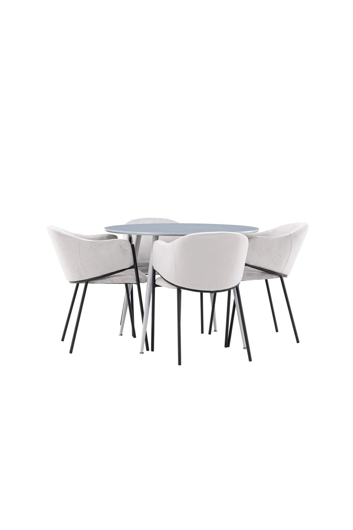 Plaza Matbord med Evelina Stolarna – MDF