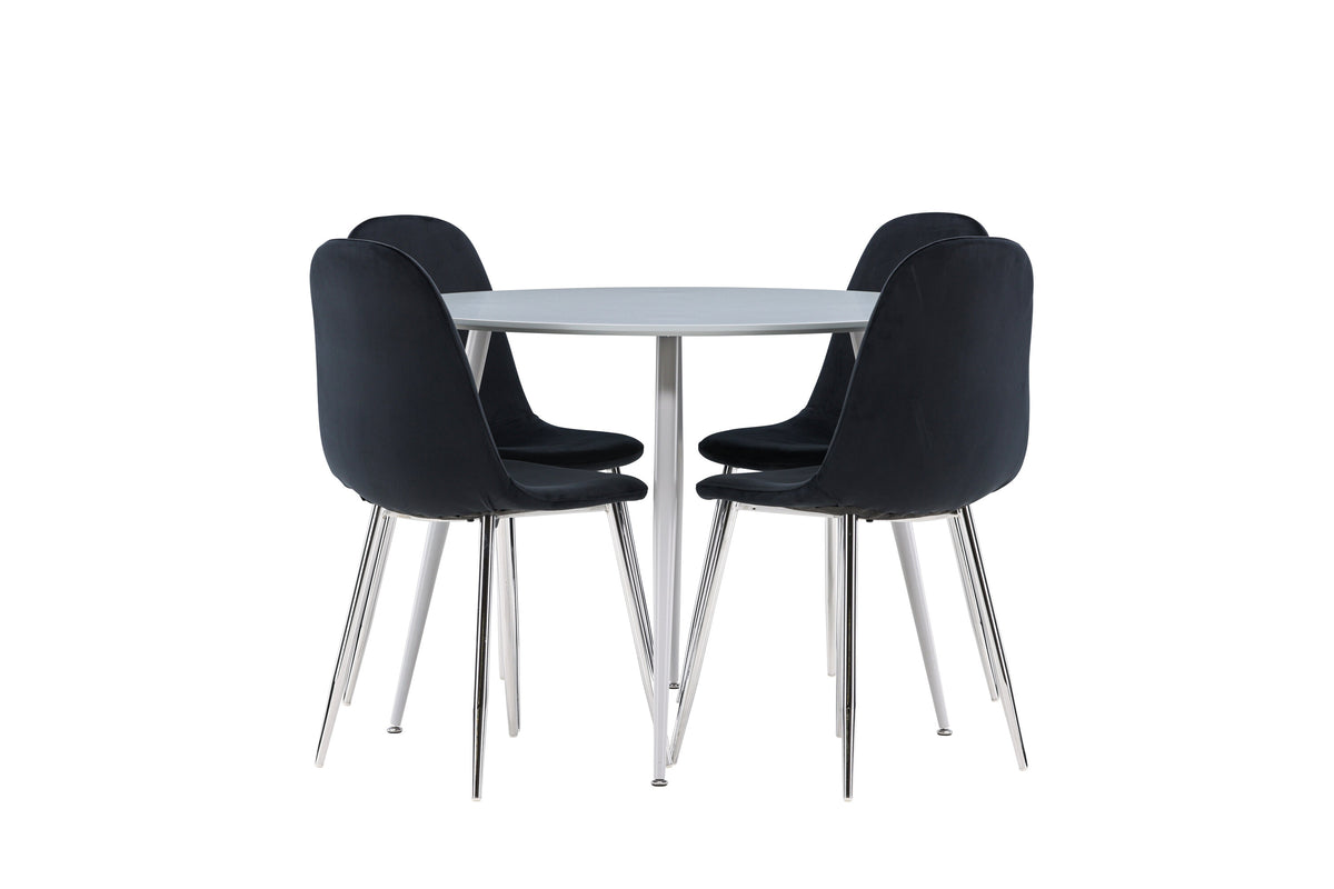 Plaza Matbord med Polar Stolarna – MDF