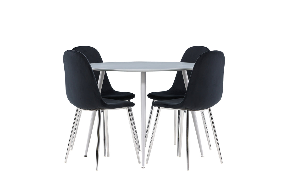 Plaza Matbord med Polar Stolarna – MDF