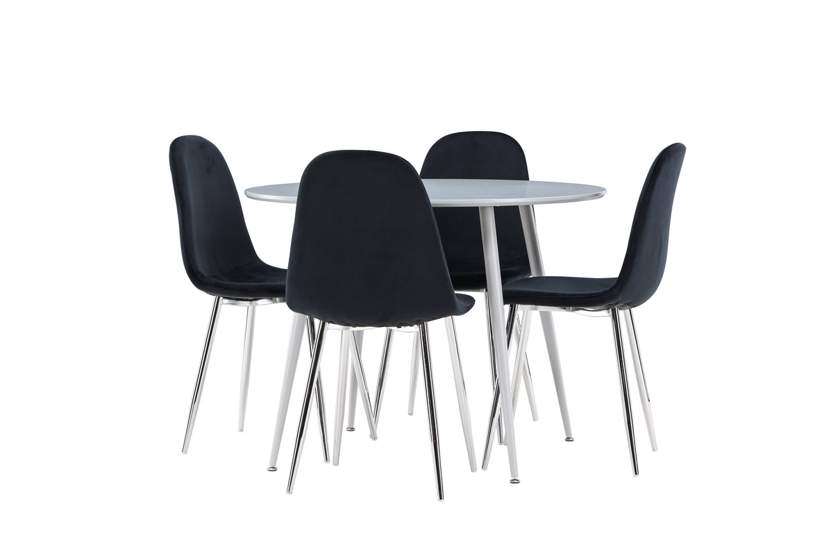 Plaza Matbord med Polar Stolarna – MDF