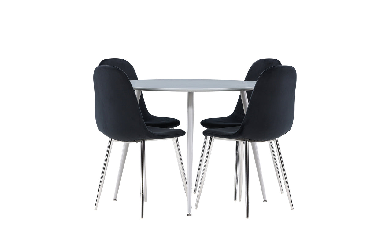 Plaza Matbord med Polar Stolarna – MDF