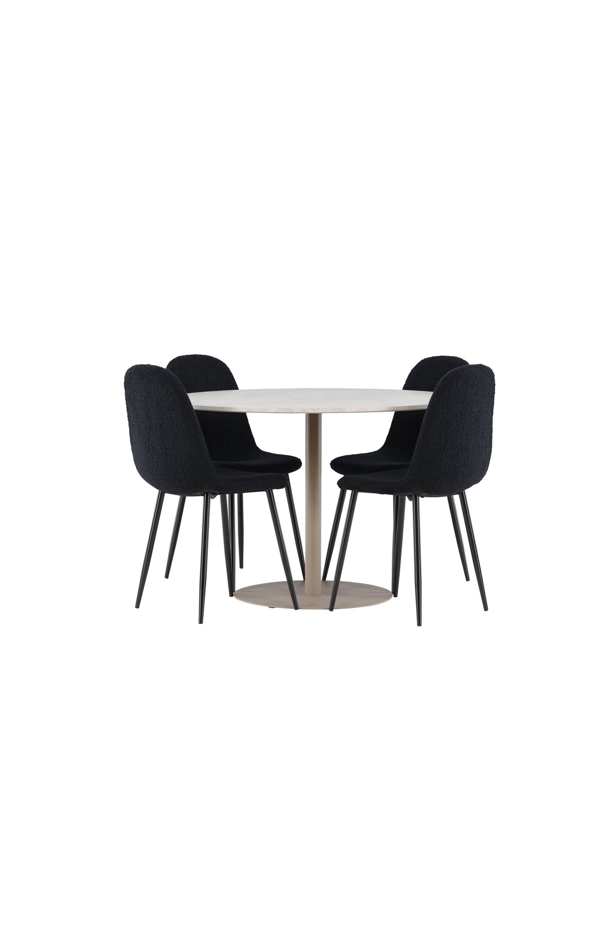 Lycke Matbord med Polar Stolarna – MDF
