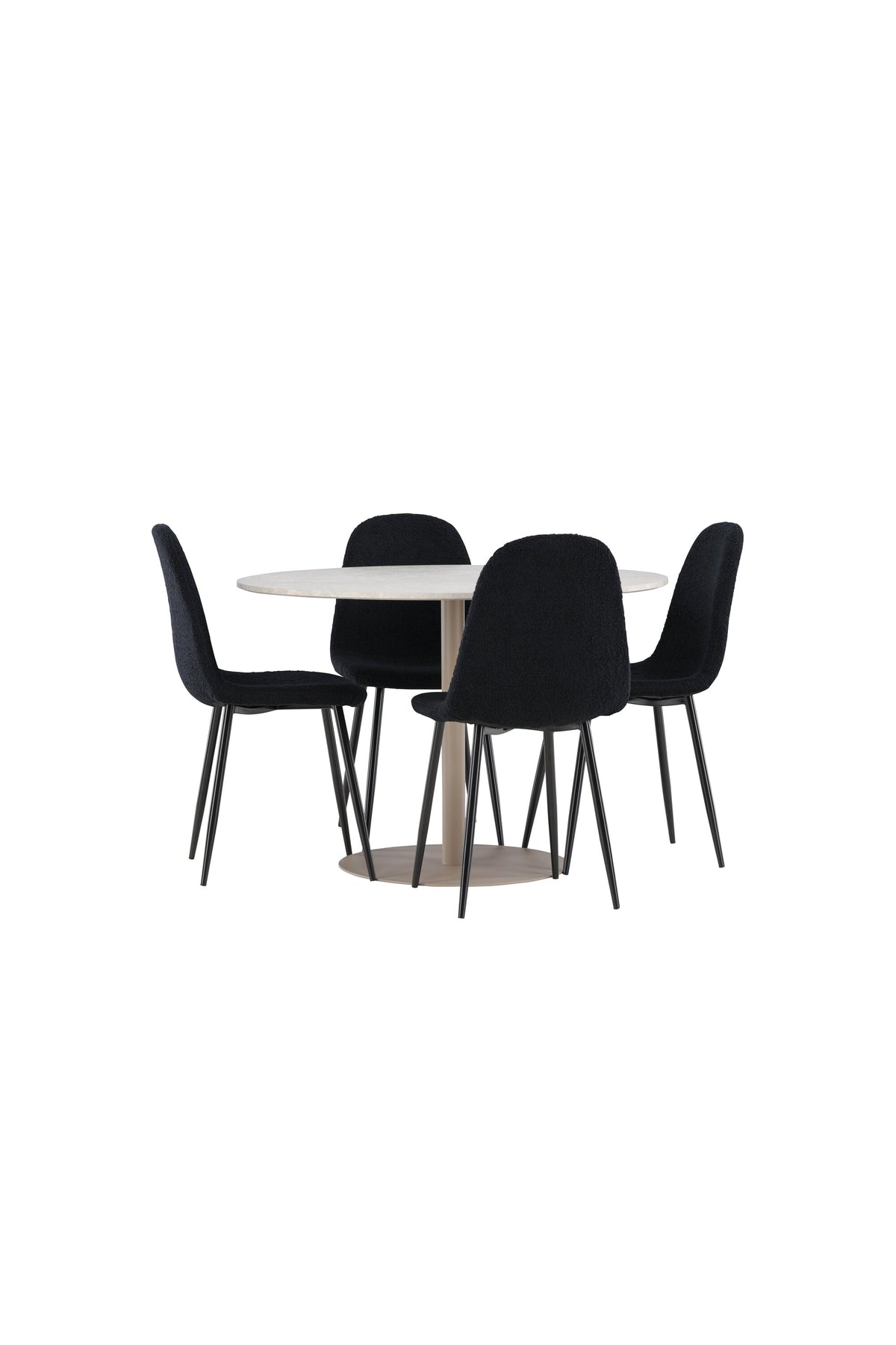 Lycke Matbord med Polar Stolarna – MDF