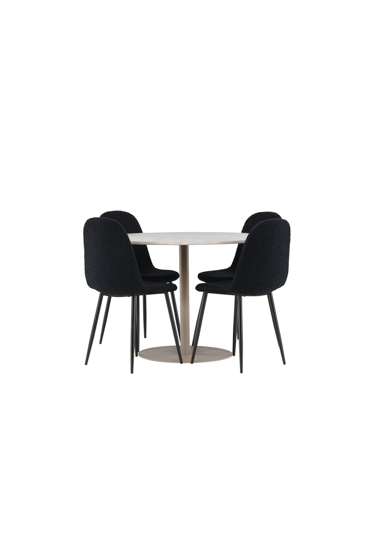 Lycke Matbord med Polar Stolarna – MDF