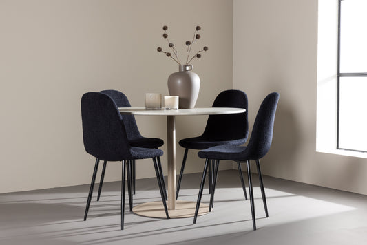 Lycke Matbord med Polar Stolarna – MDF