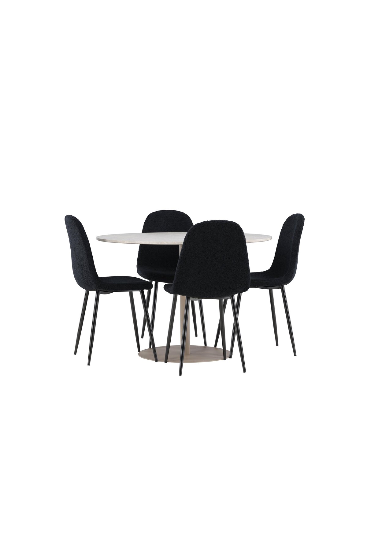 Lycke Matbord med Polar Stolarna – MDF