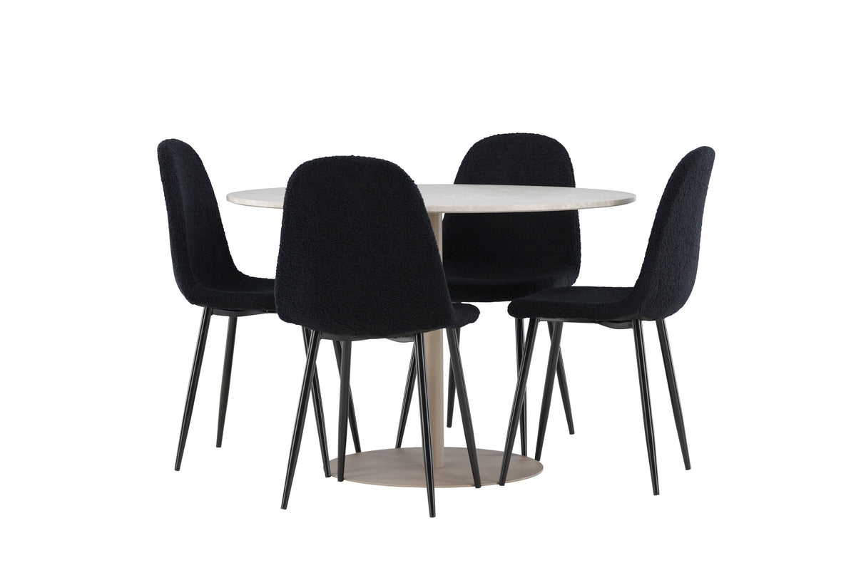 Lycke Matbord med Polar Stolarna – MDF