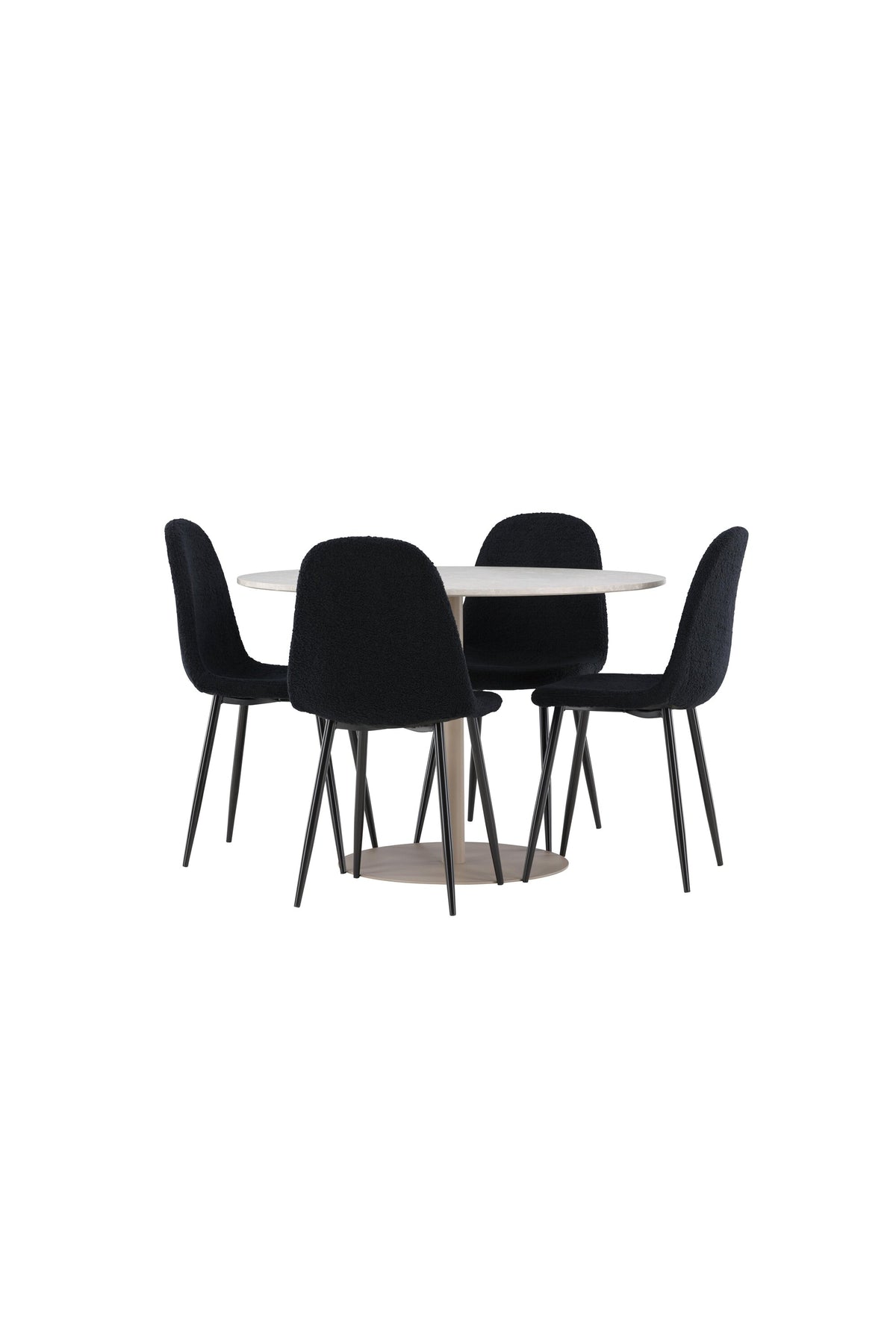 Lycke Matbord med Polar Stolarna – MDF
