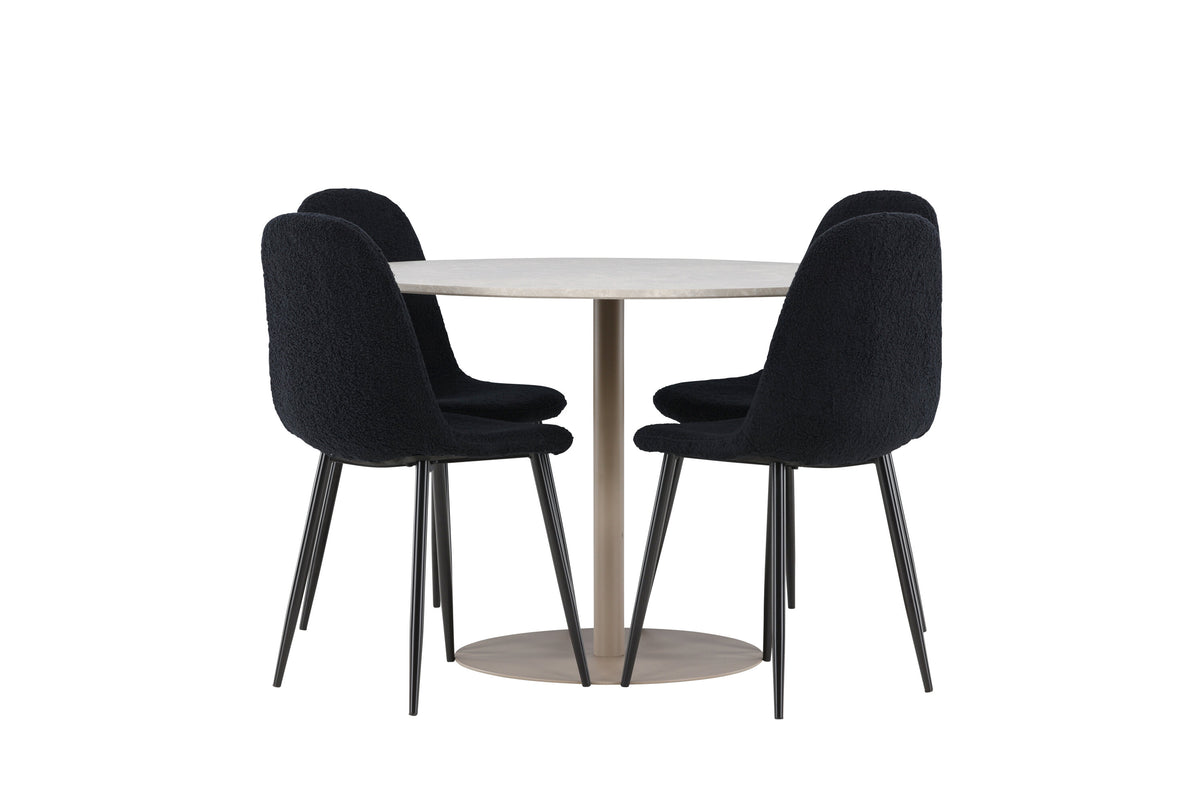 Lycke Matbord med Polar Stolarna – MDF