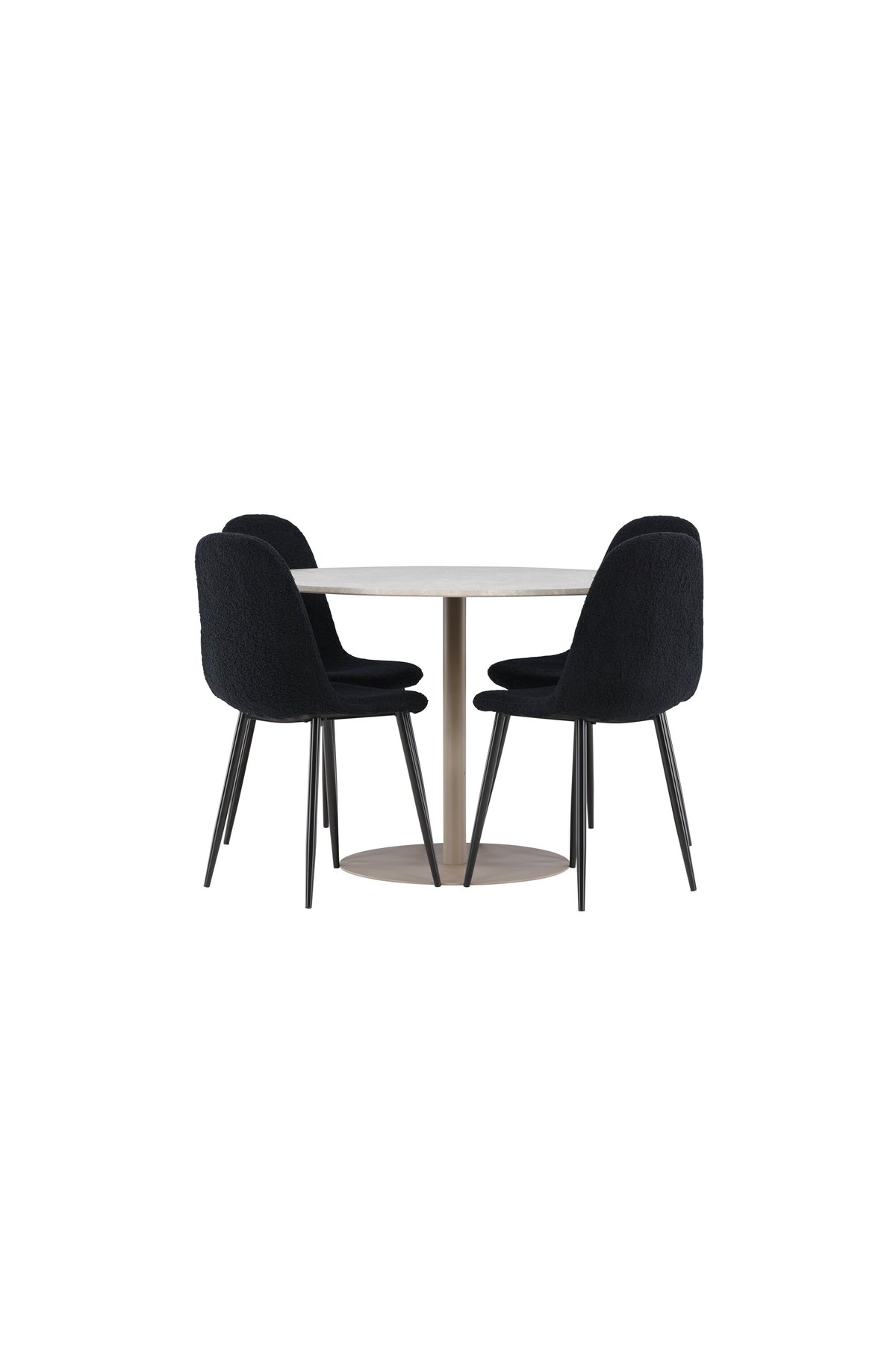 Lycke Matbord med Polar Stolarna – MDF