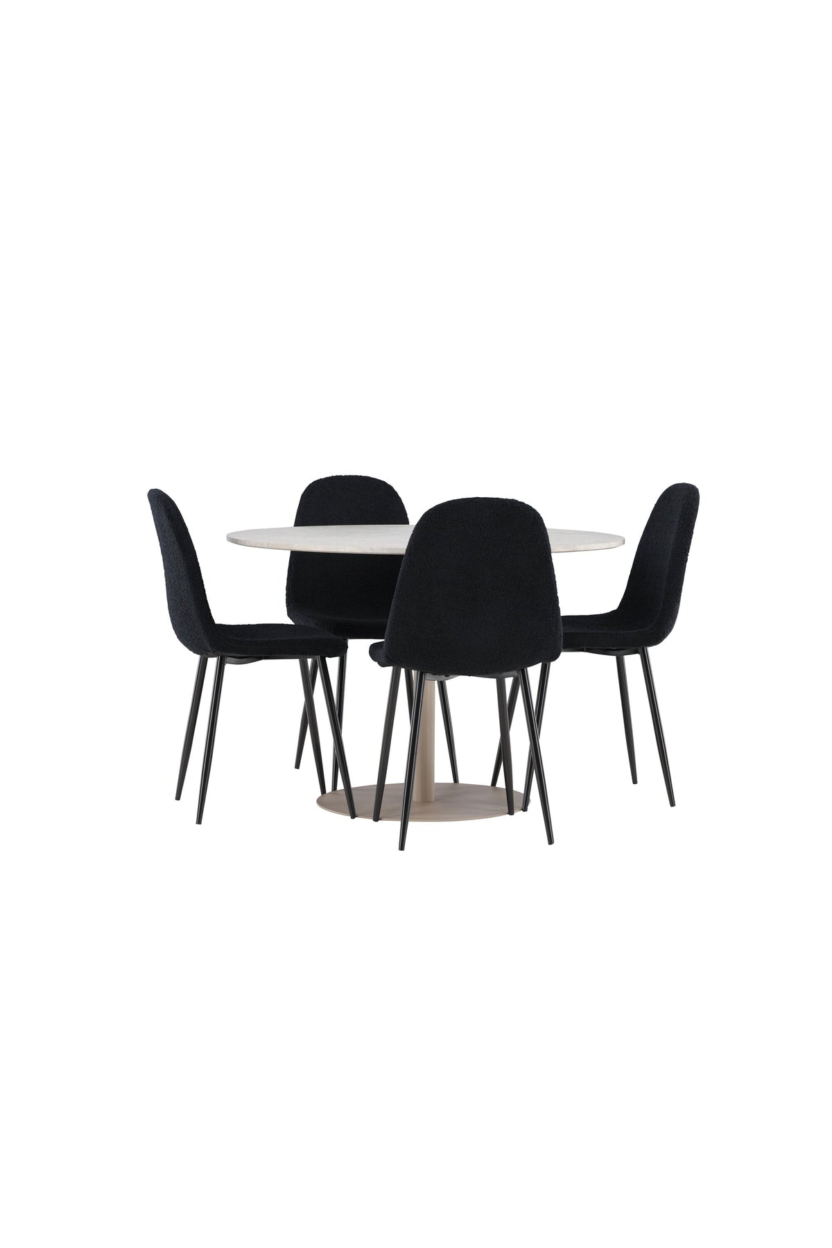 Lycke Matbord med Polar Stolarna – MDF