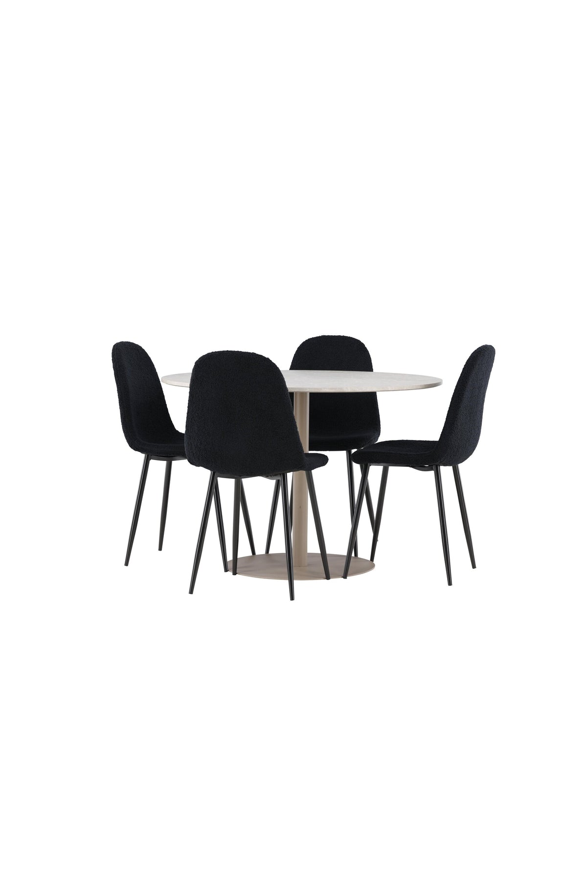 Lycke Matbord med Polar Stolarna – MDF