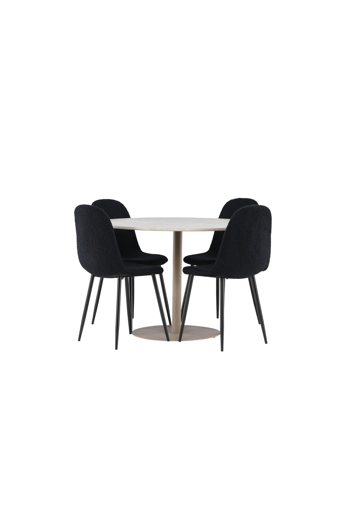 Lycke Matbord med Polar Stolarna – MDF