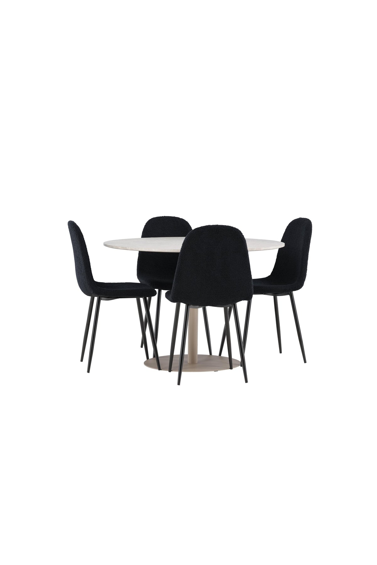 Lycke Matbord med Polar Stolarna – MDF