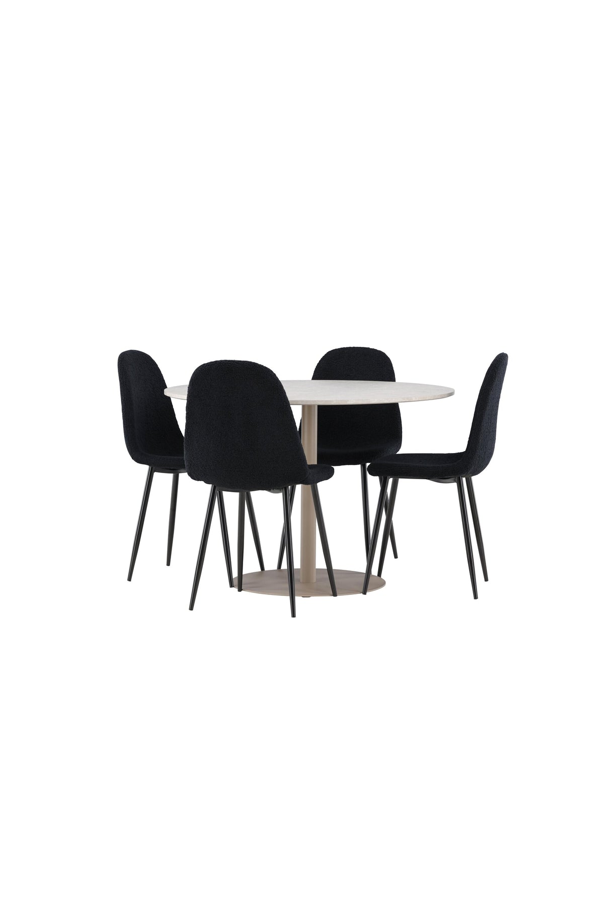 Lycke Matbord med Polar Stolarna – MDF