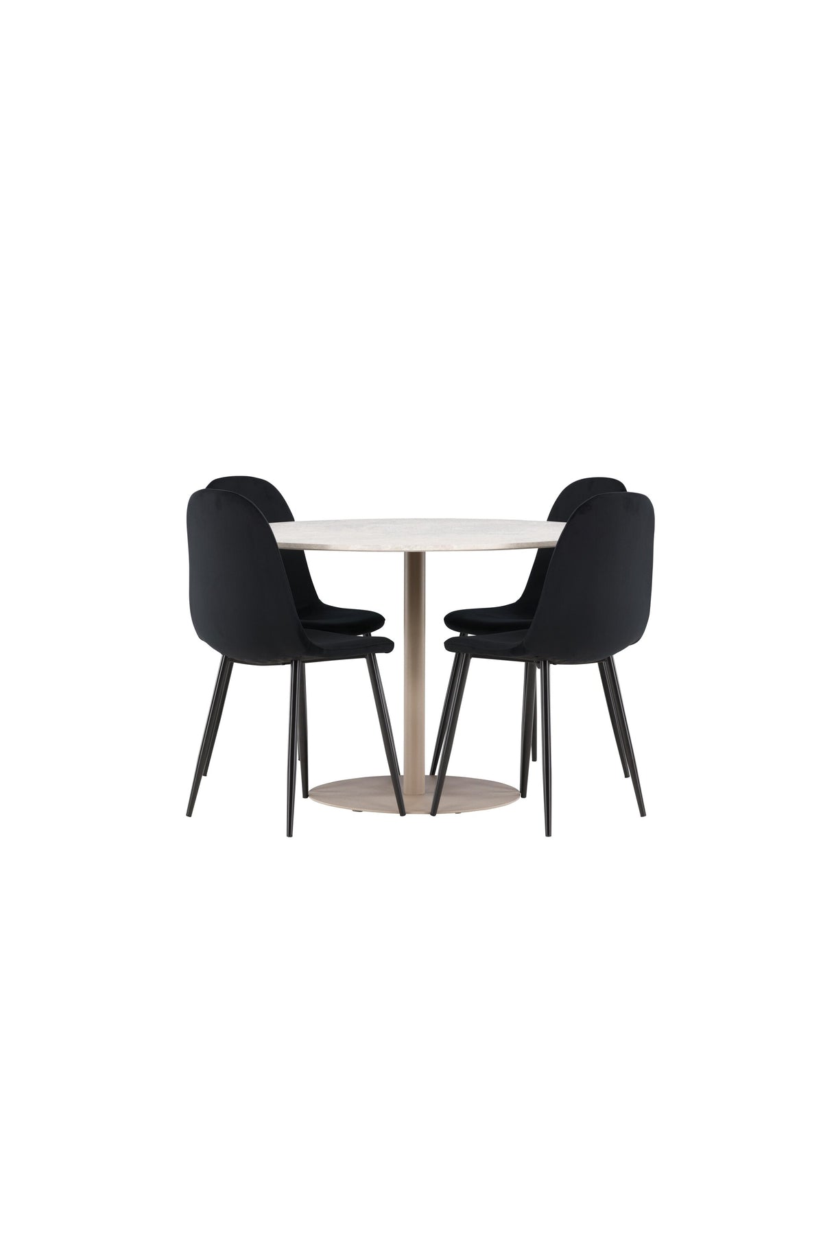 Lycke Matbord med Polar Stolarna – MDF