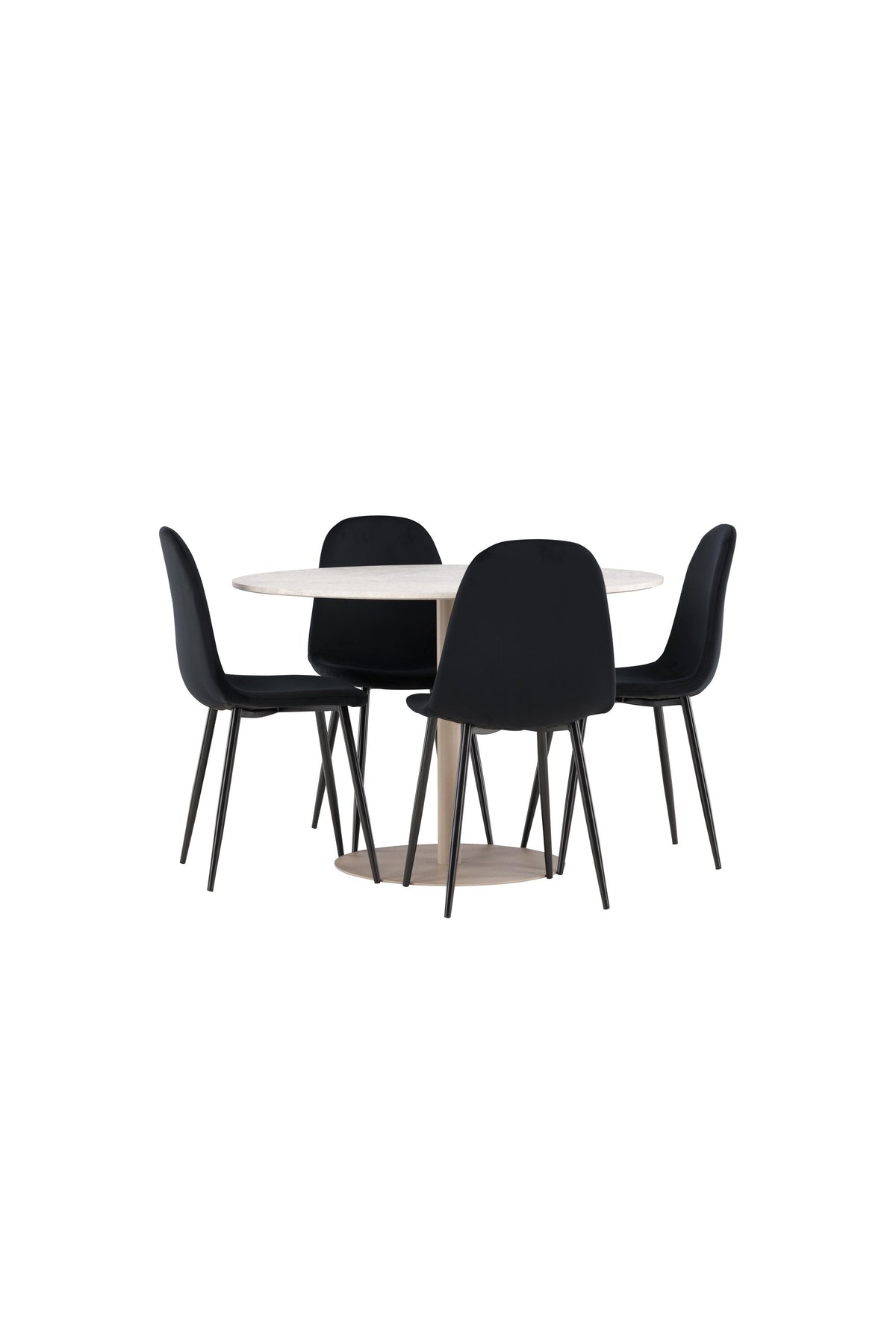 Lycke Matbord med Polar Stolarna – MDF