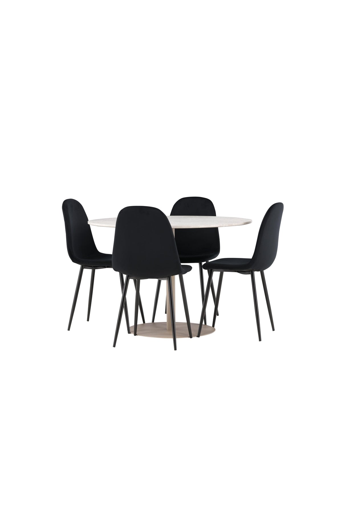 Lycke Matbord med Polar Stolarna – MDF