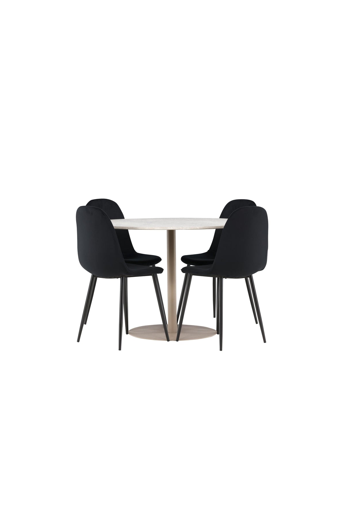 Lycke Matbord med Polar Stolarna – MDF