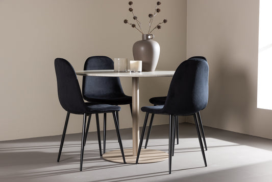 Lycke Matbord med Polar Stolarna – MDF