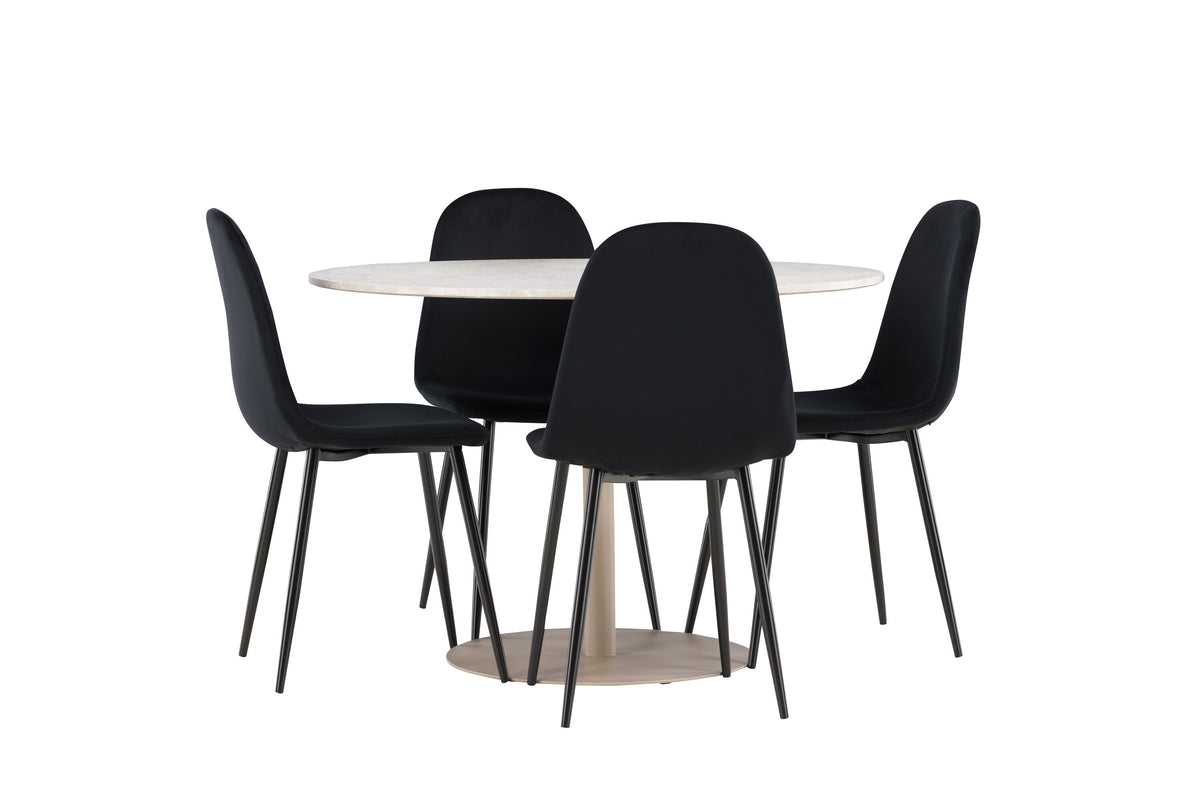 Lycke Matbord med Polar Stolarna – MDF