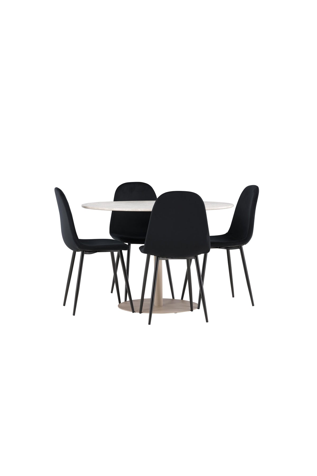 Lycke Matbord med Polar Stolarna – MDF