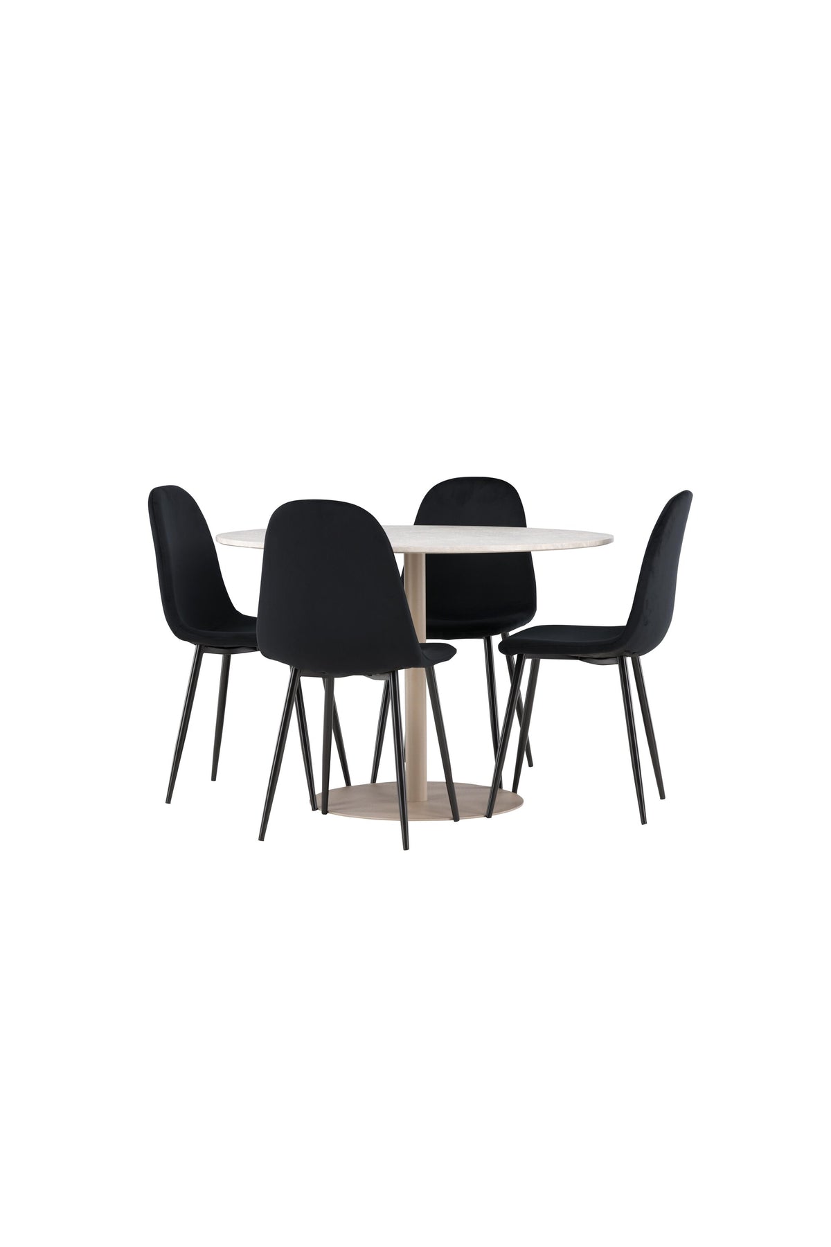 Lycke Matbord med Polar Stolarna – MDF