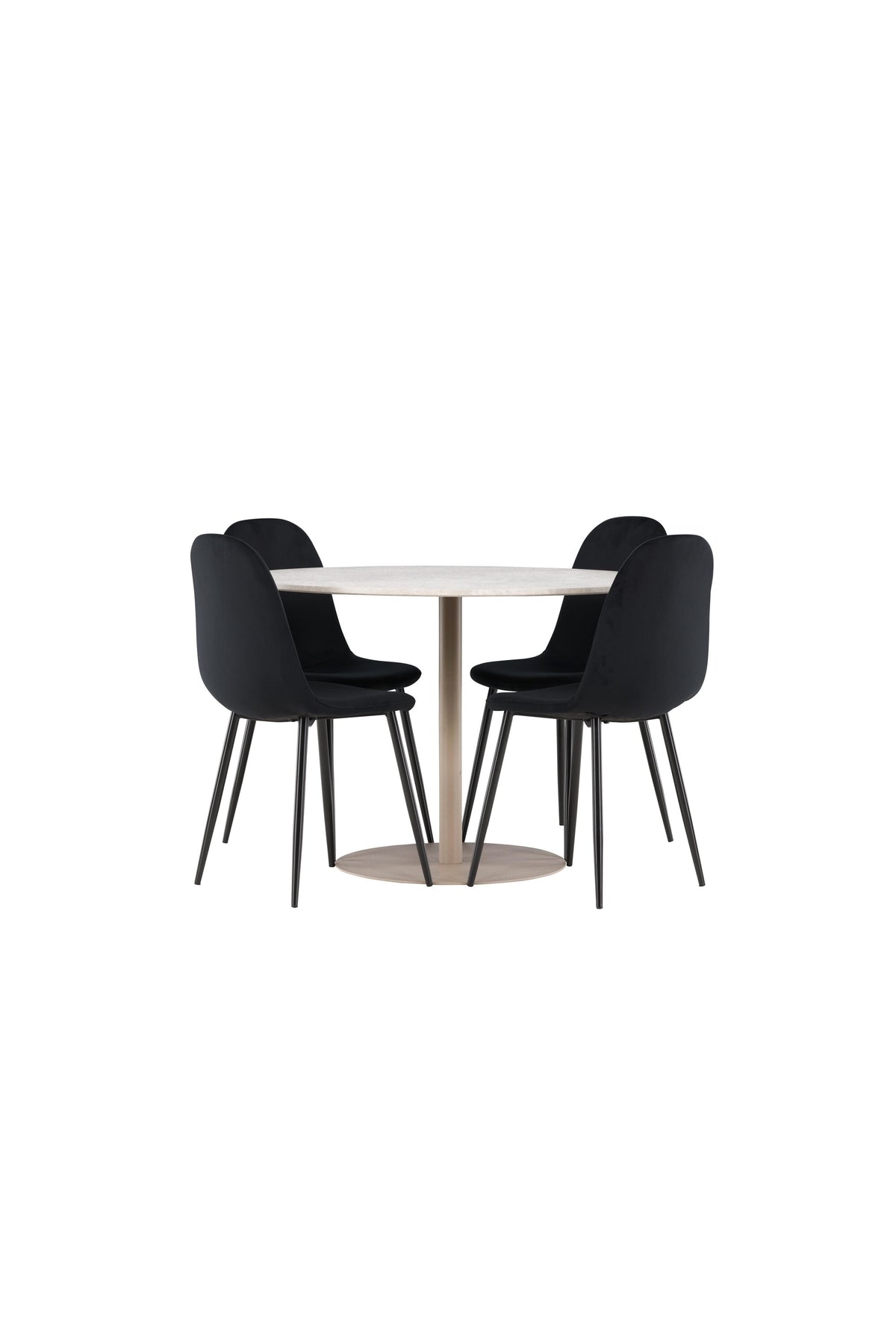 Lycke Matbord med Polar Stolarna – MDF