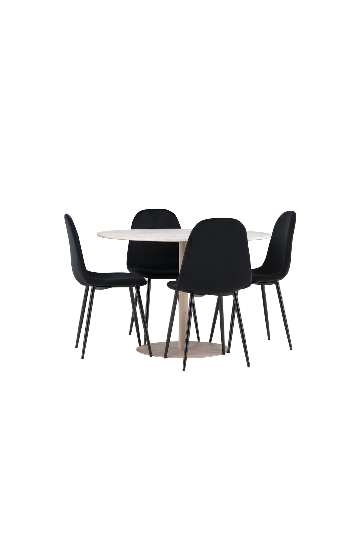 Lycke Matbord med Polar Stolarna – MDF