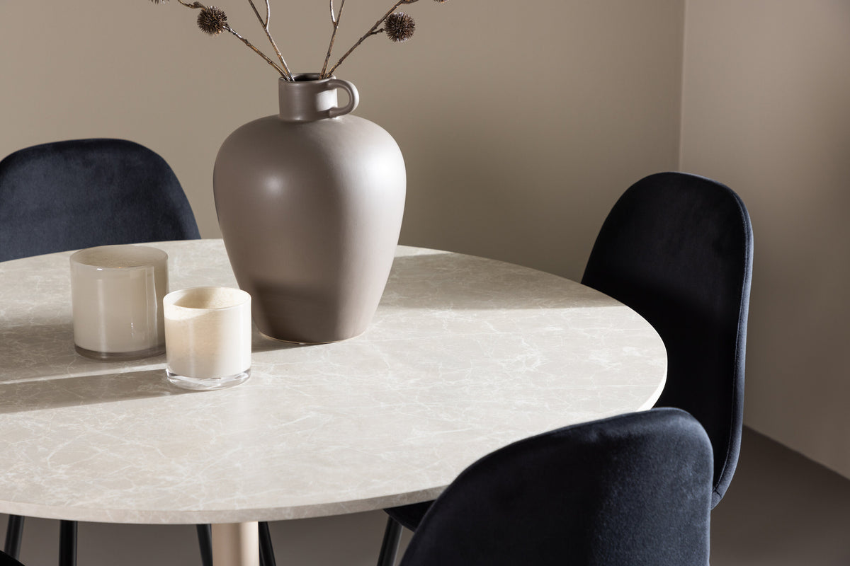 Lycke Matbord med Polar Stolarna – MDF