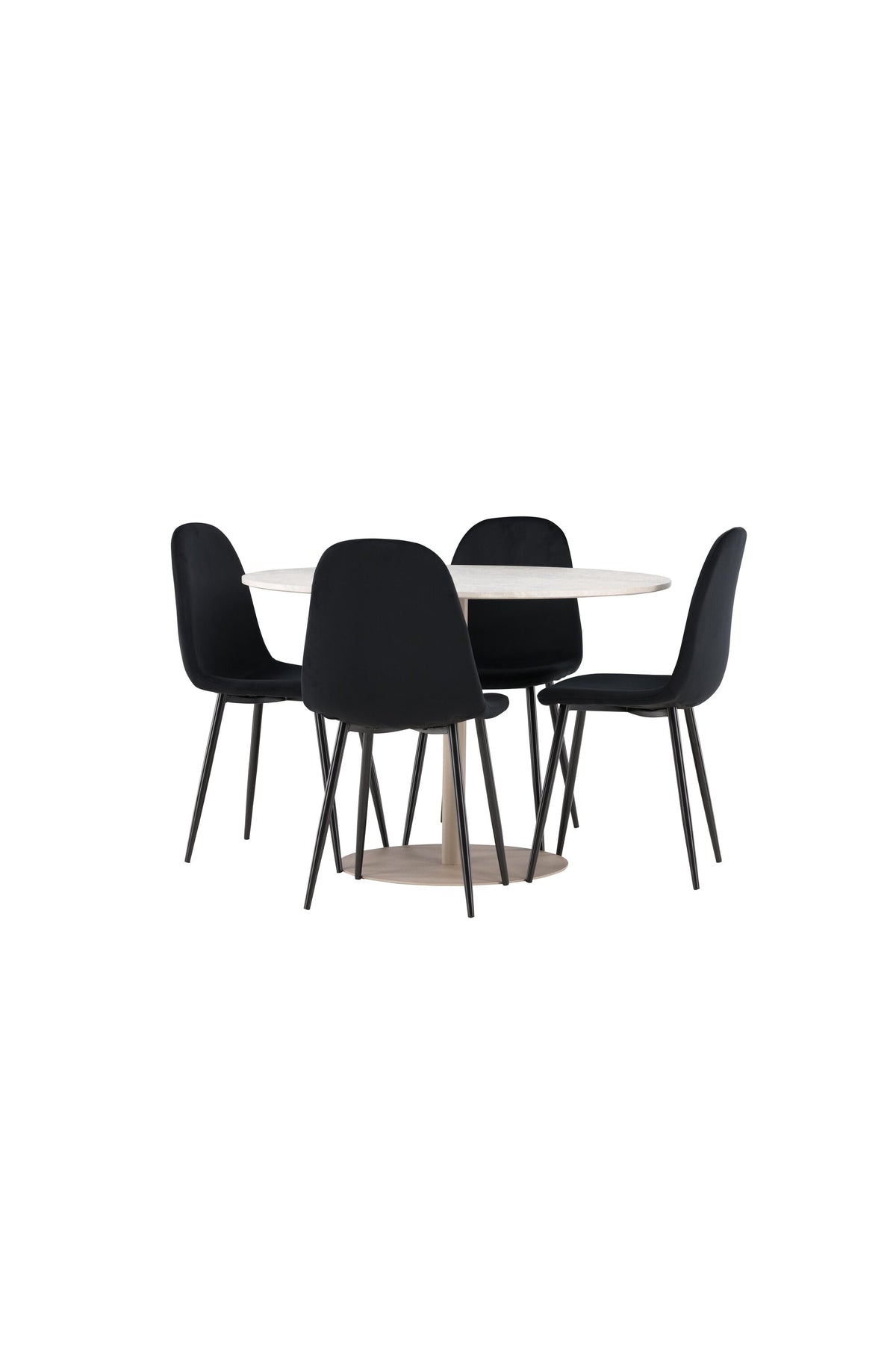 Lycke Matbord med Polar Stolarna – MDF