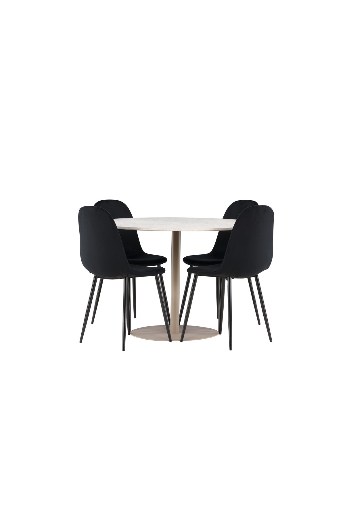 Lycke Matbord med Polar Stolarna – MDF