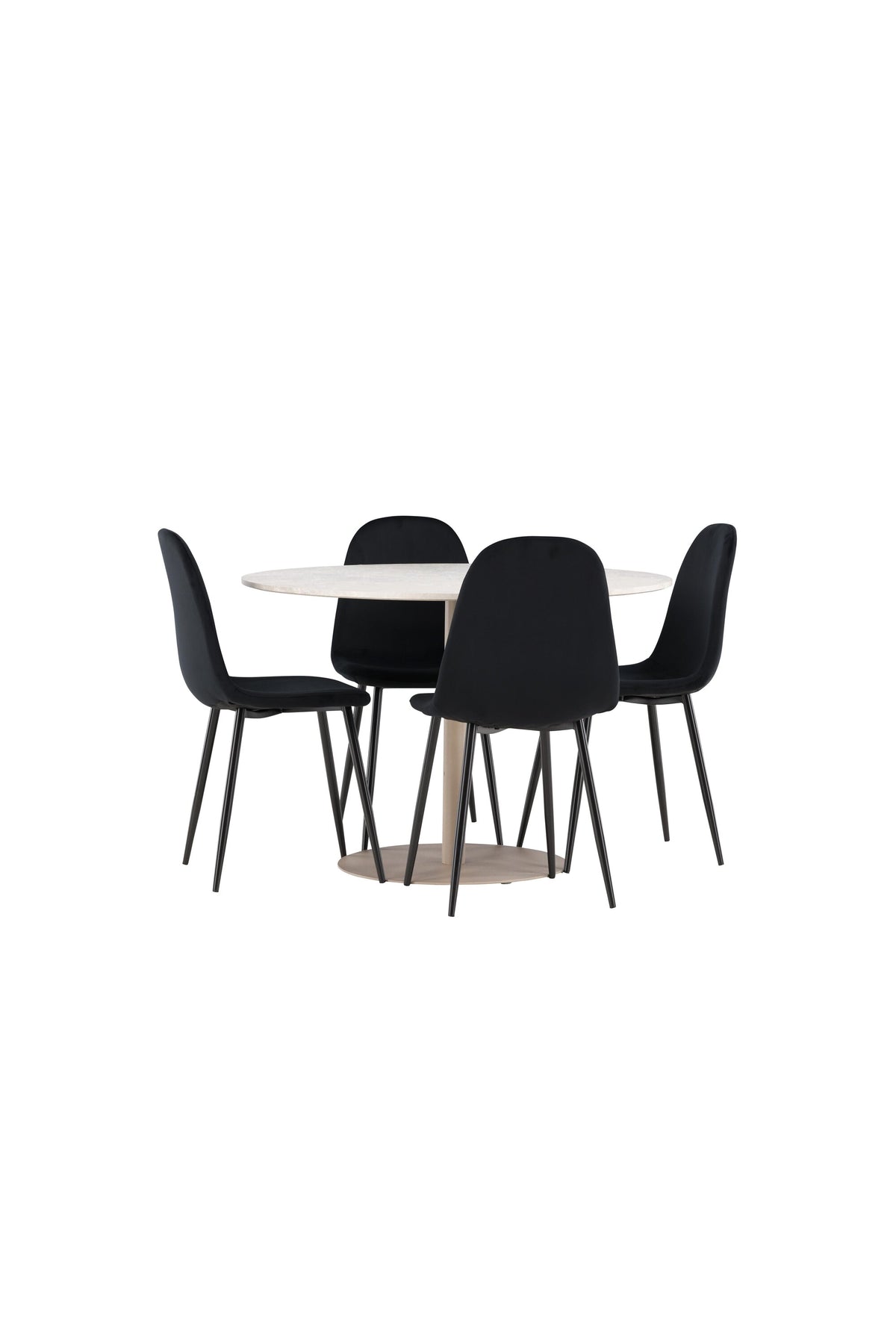Lycke Matbord med Polar Stolarna – MDF