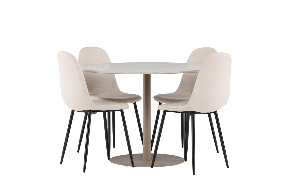 Lycke Matbord med Polar Stolarna – MDF