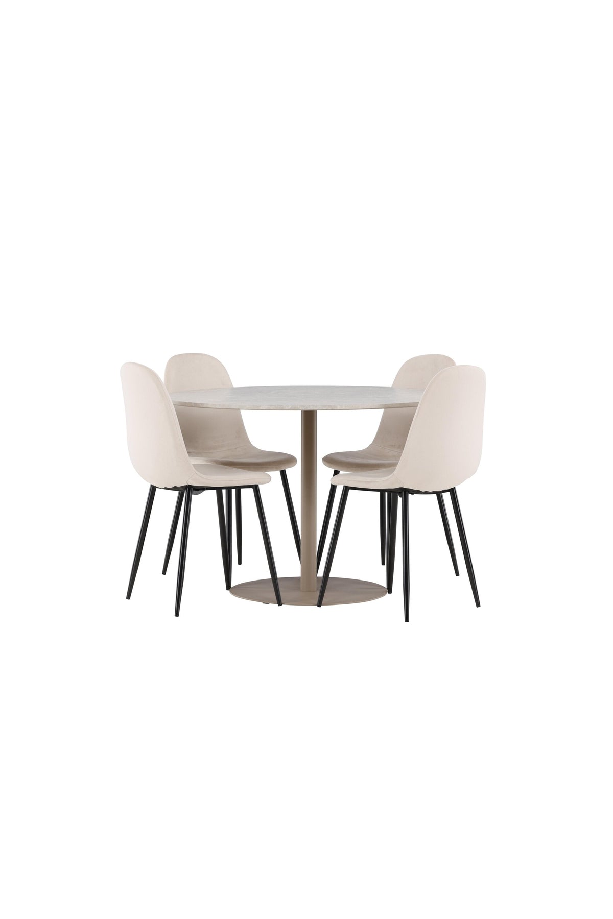 Lycke Matbord med Polar Stolarna – MDF