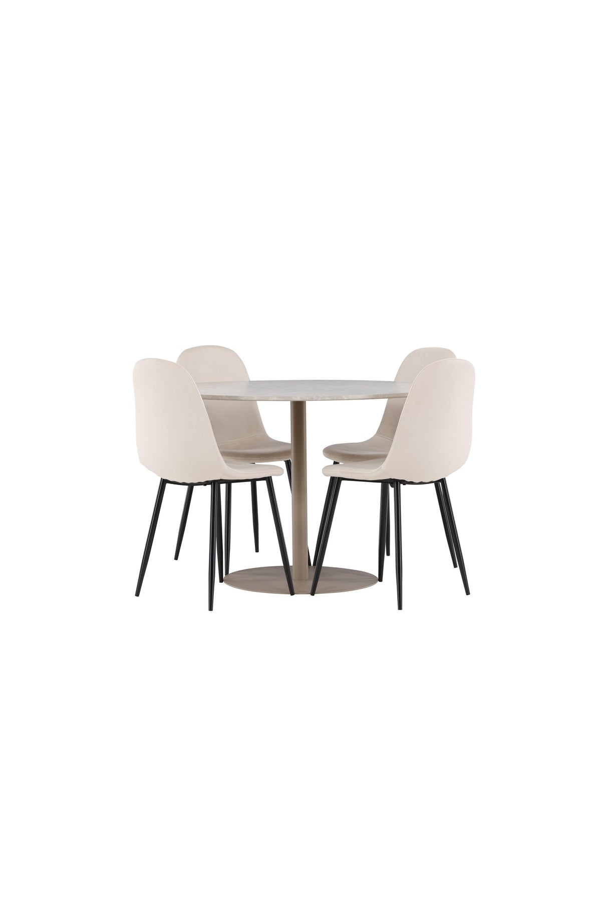 Lycke Matbord med Polar Stolarna – MDF
