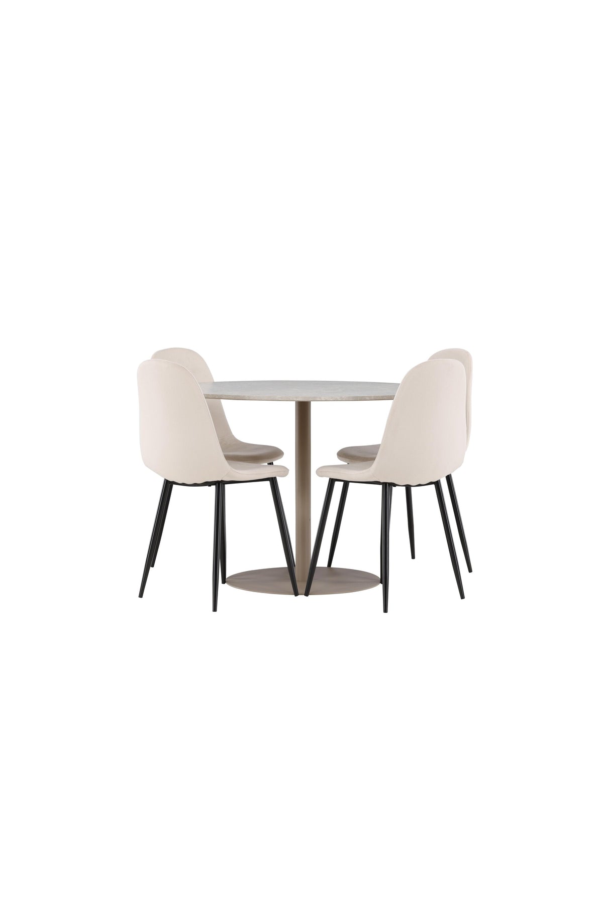 Lycke Matbord med Polar Stolarna – MDF