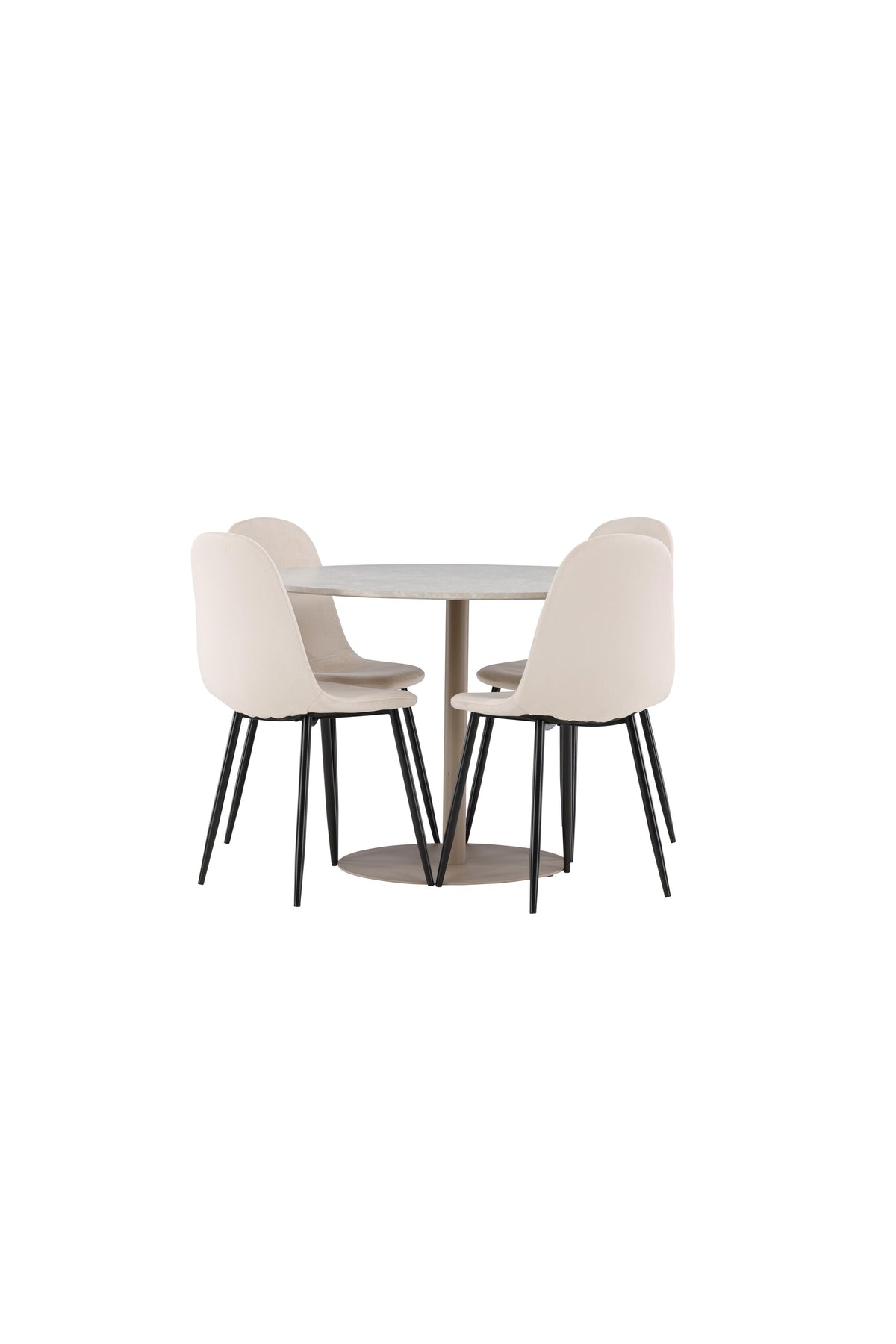 Lycke Matbord med Polar Stolarna – MDF
