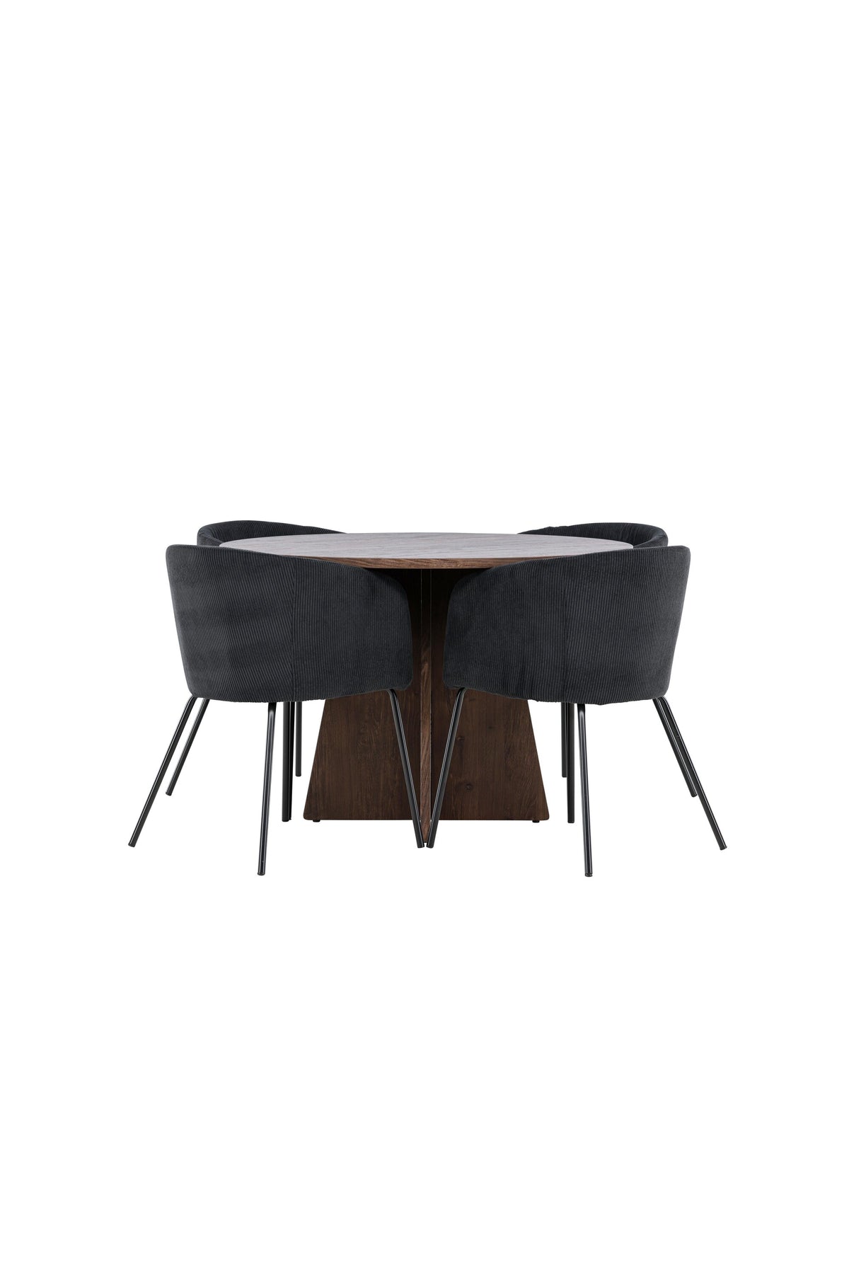 Bootcut Matbord med Berit Stolarna – MDF