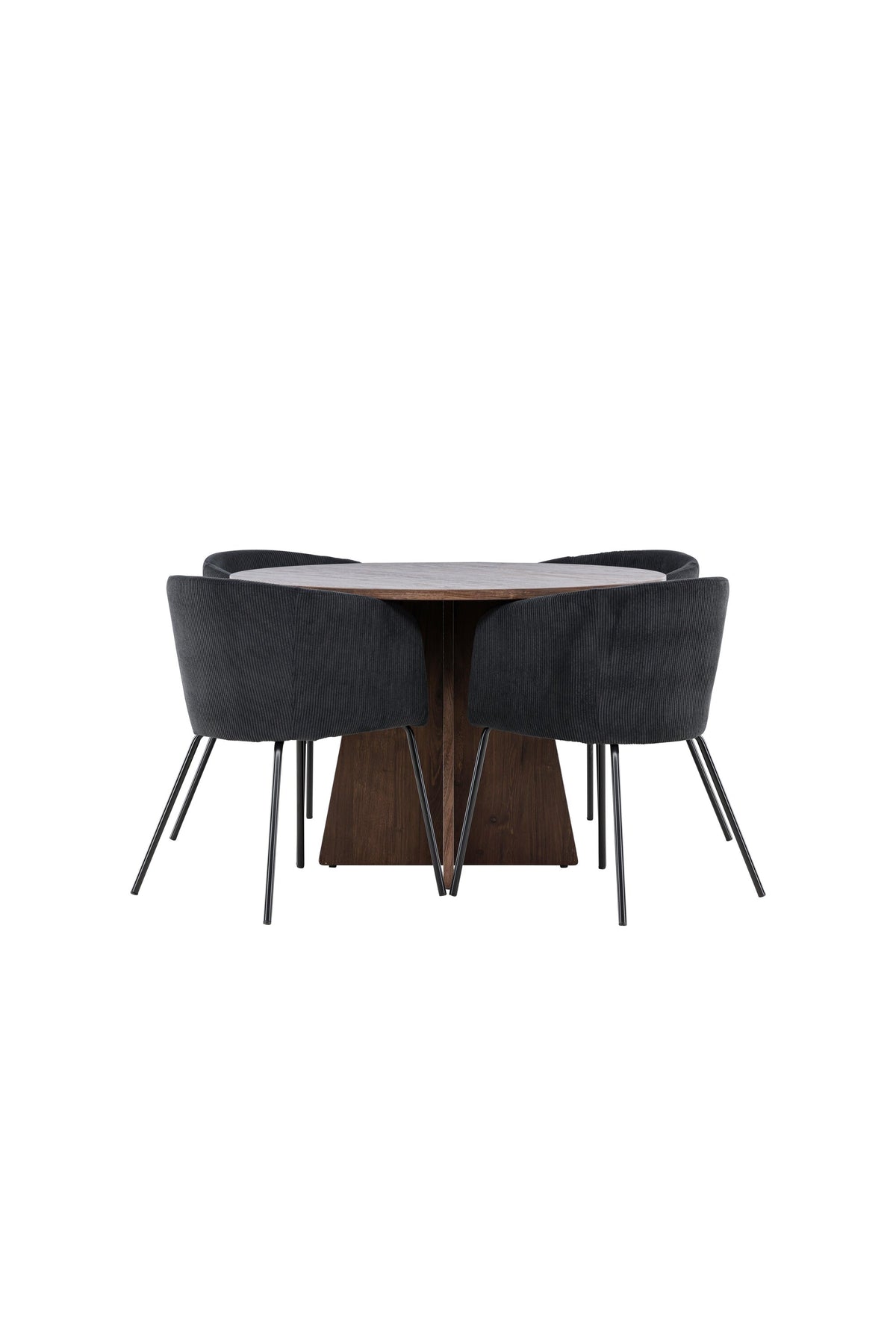 Bootcut Matbord med Berit Stolarna – MDF