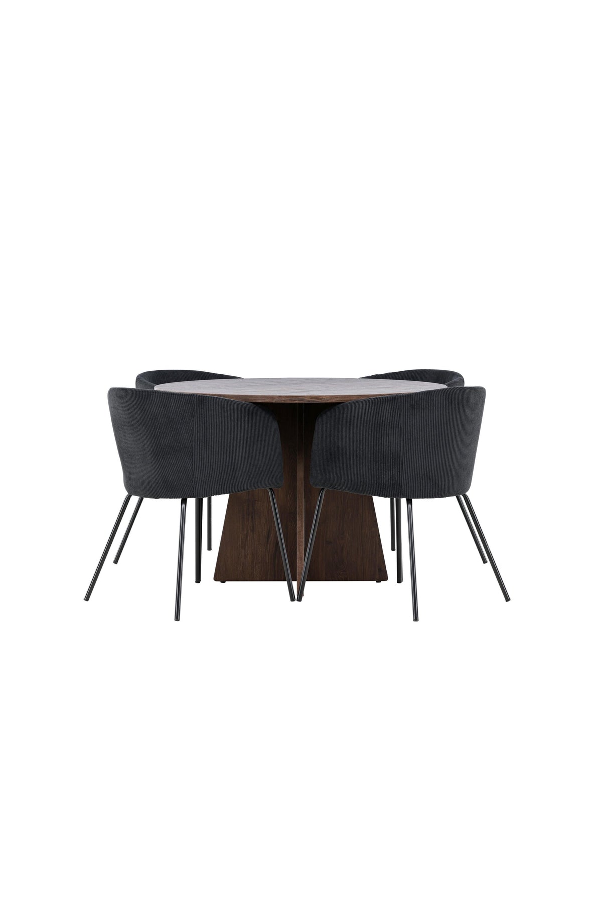 Bootcut Matbord med Berit Stolarna – MDF