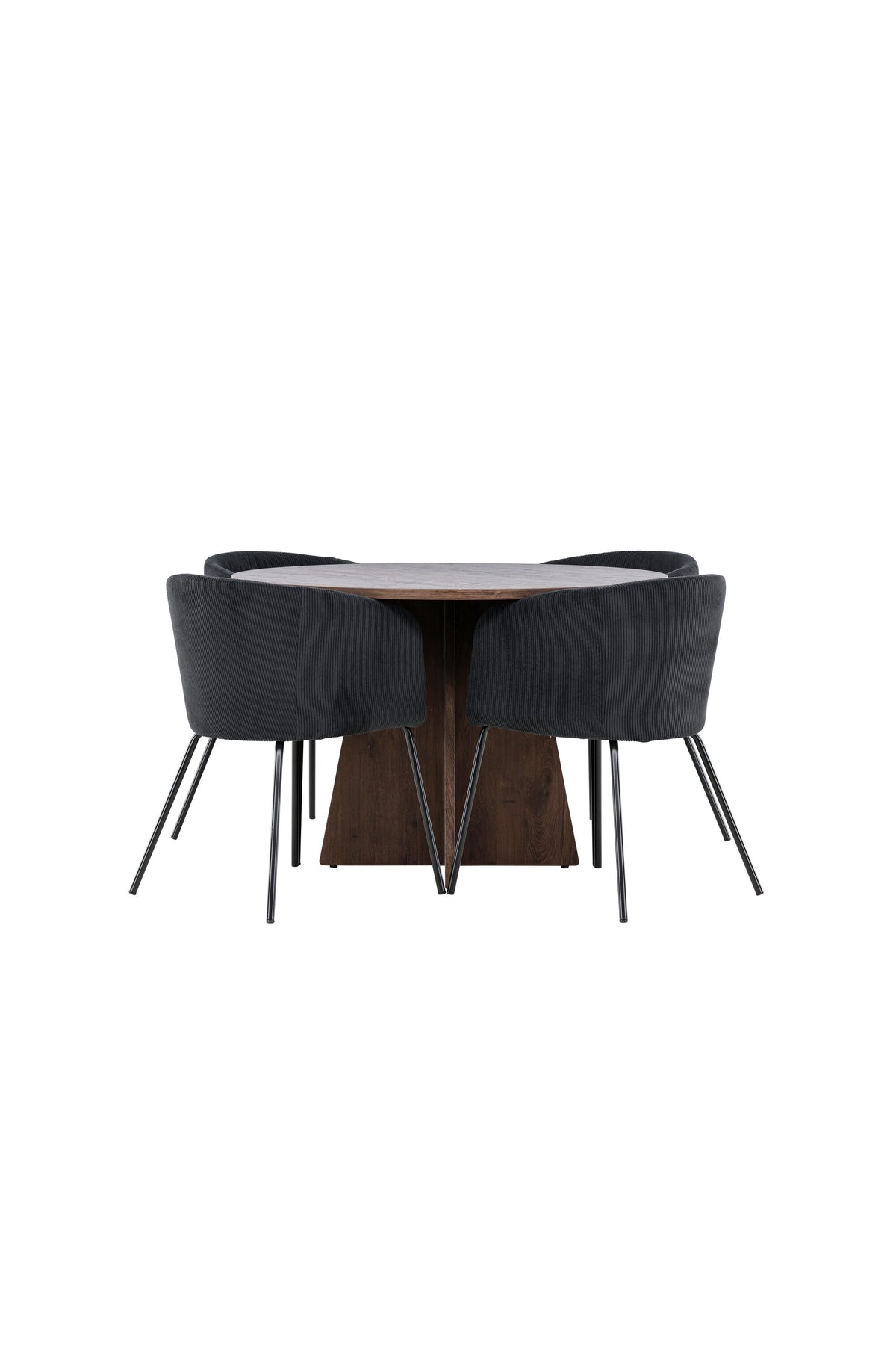 Bootcut Matbord med Berit Stolarna – MDF