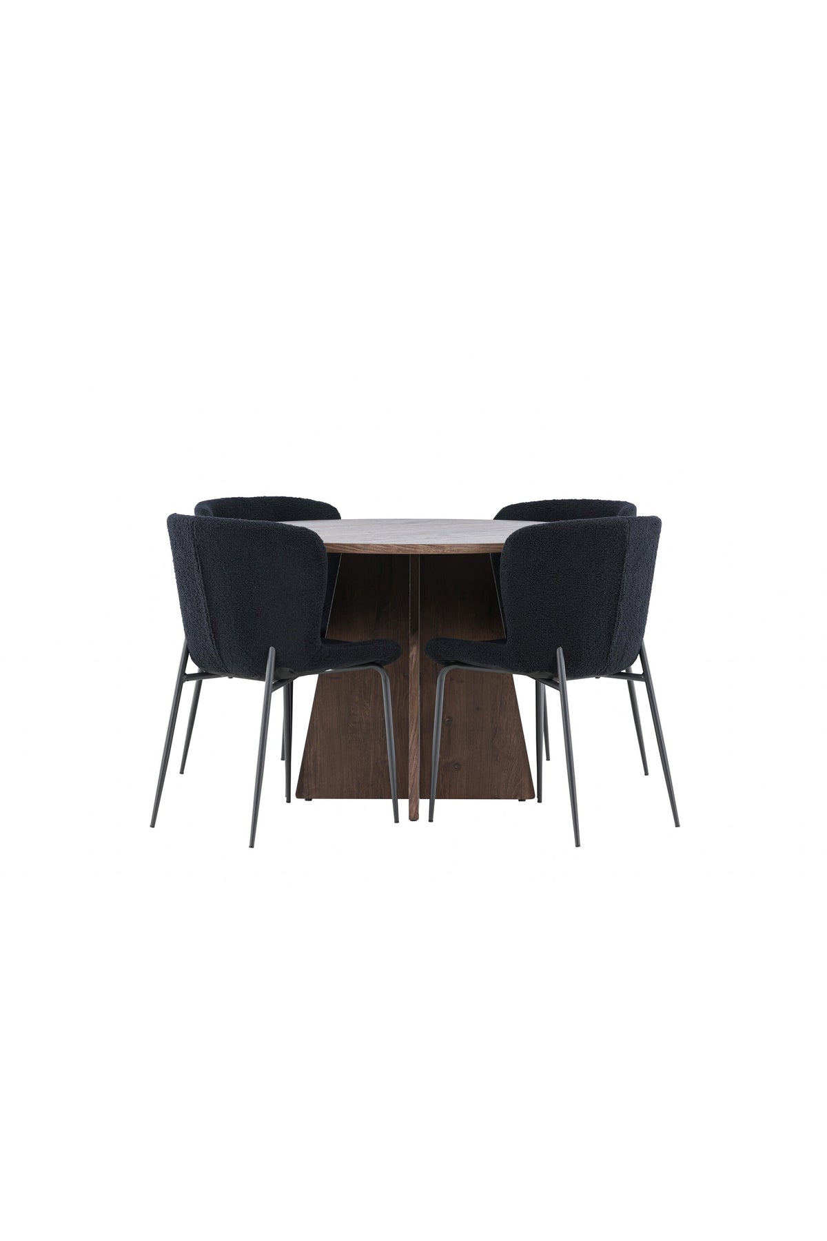 Bootcut Matbord med Modesto Stolarna – MDF