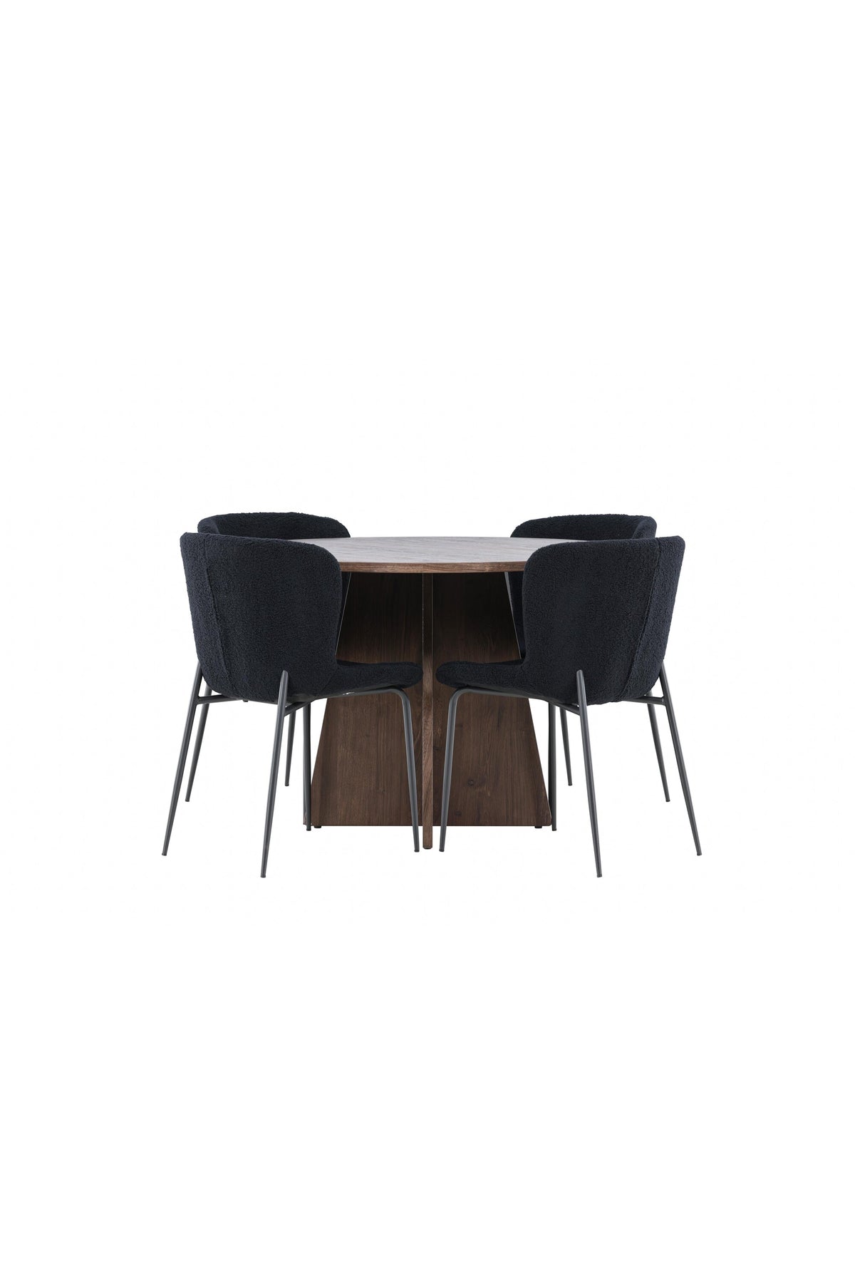 Bootcut Matbord med Modesto Stolarna – MDF