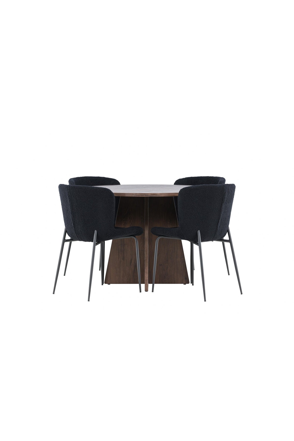 Bootcut Matbord med Modesto Stolarna – MDF