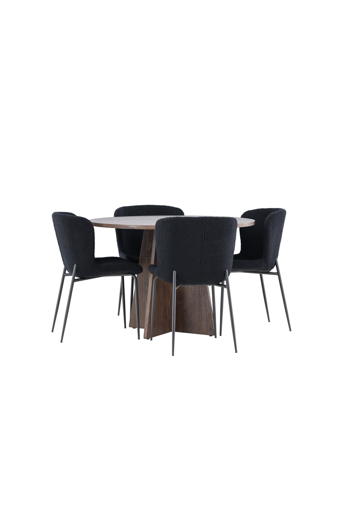 Bootcut Matbord med Modesto Stolarna – MDF