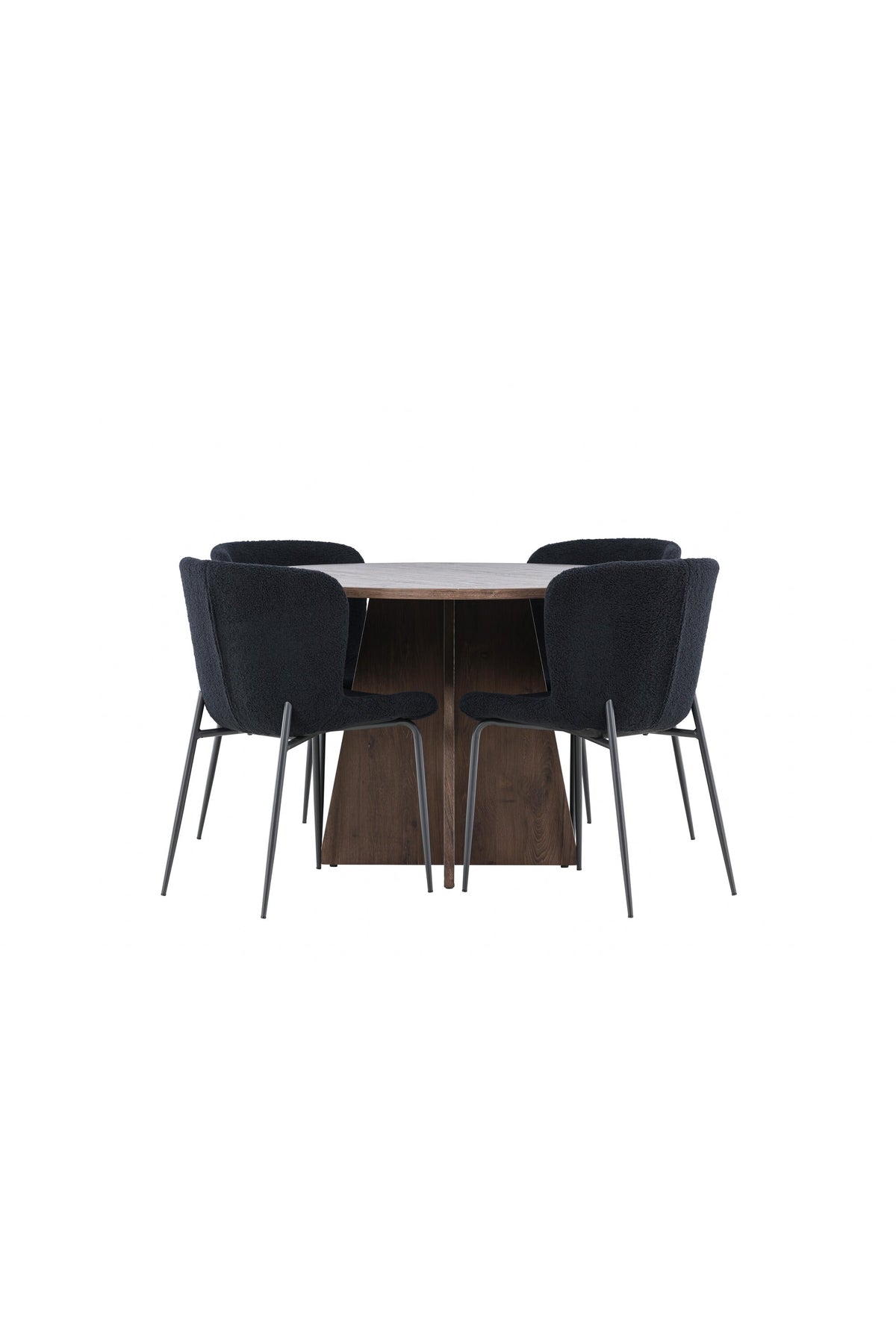 Bootcut Matbord med Modesto Stolarna – MDF