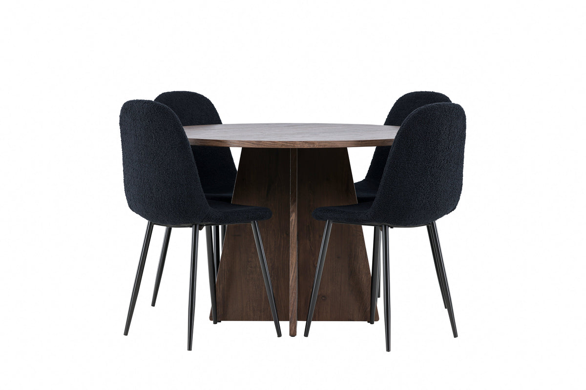 Bootcut Matbord med Polar Stolarna – MDF